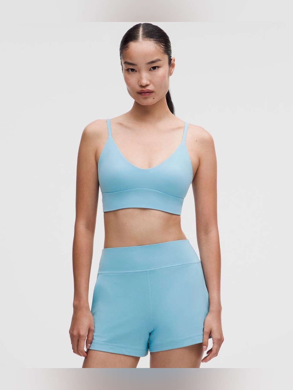 Lululemon light blue  bra #activewear #yoga #lululemon